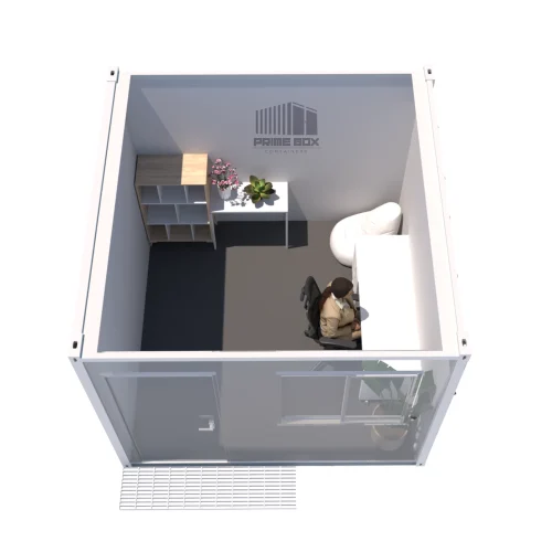 Container birou 3m - fata