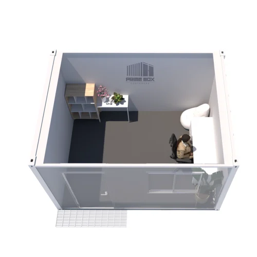 container birou 4m fata