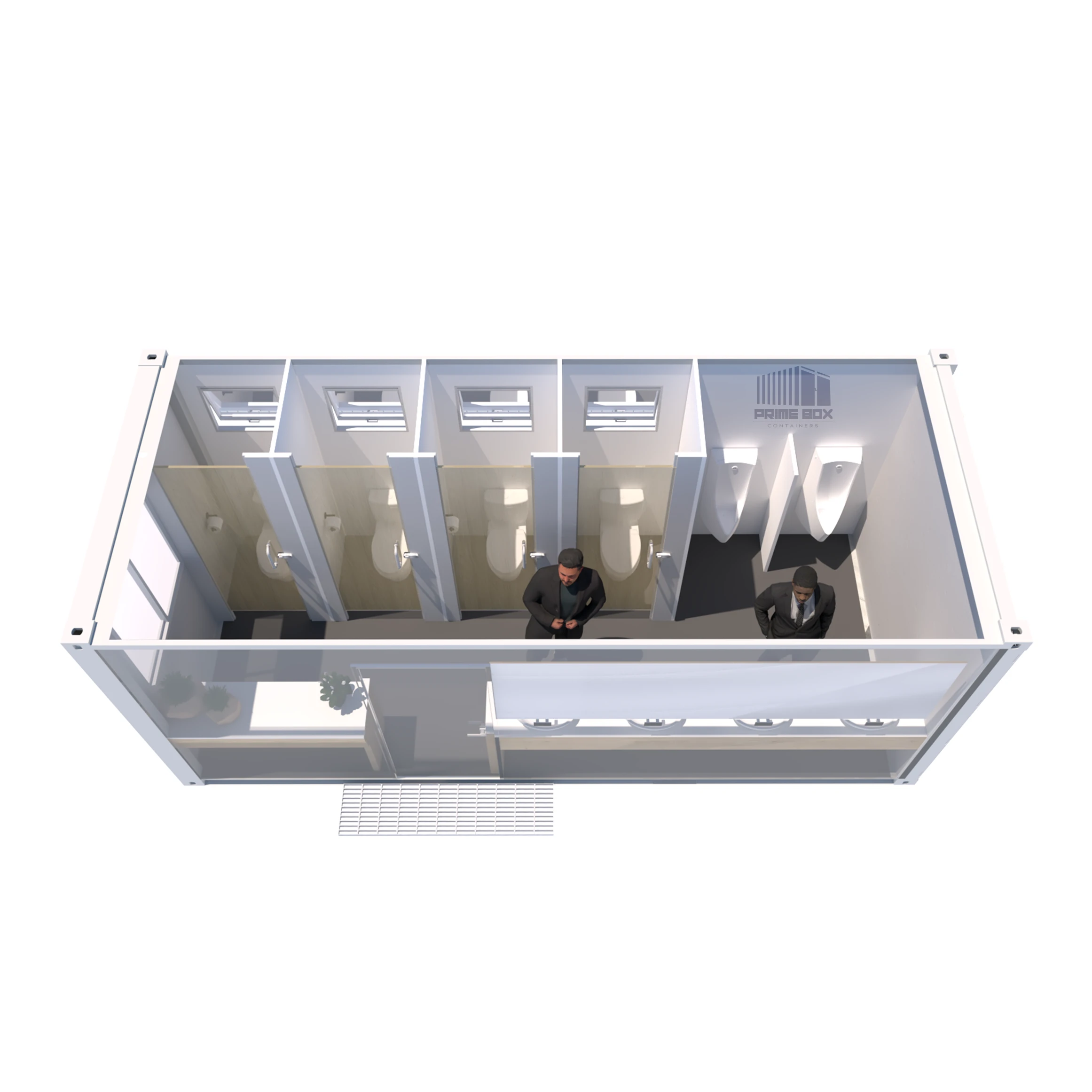 Container toaletă barbați 6.00 x 2.40