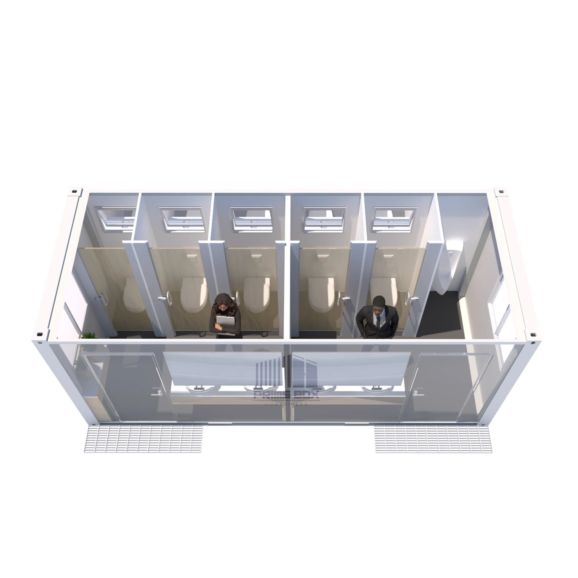 container toaleta femei barbati 6x2.4 f