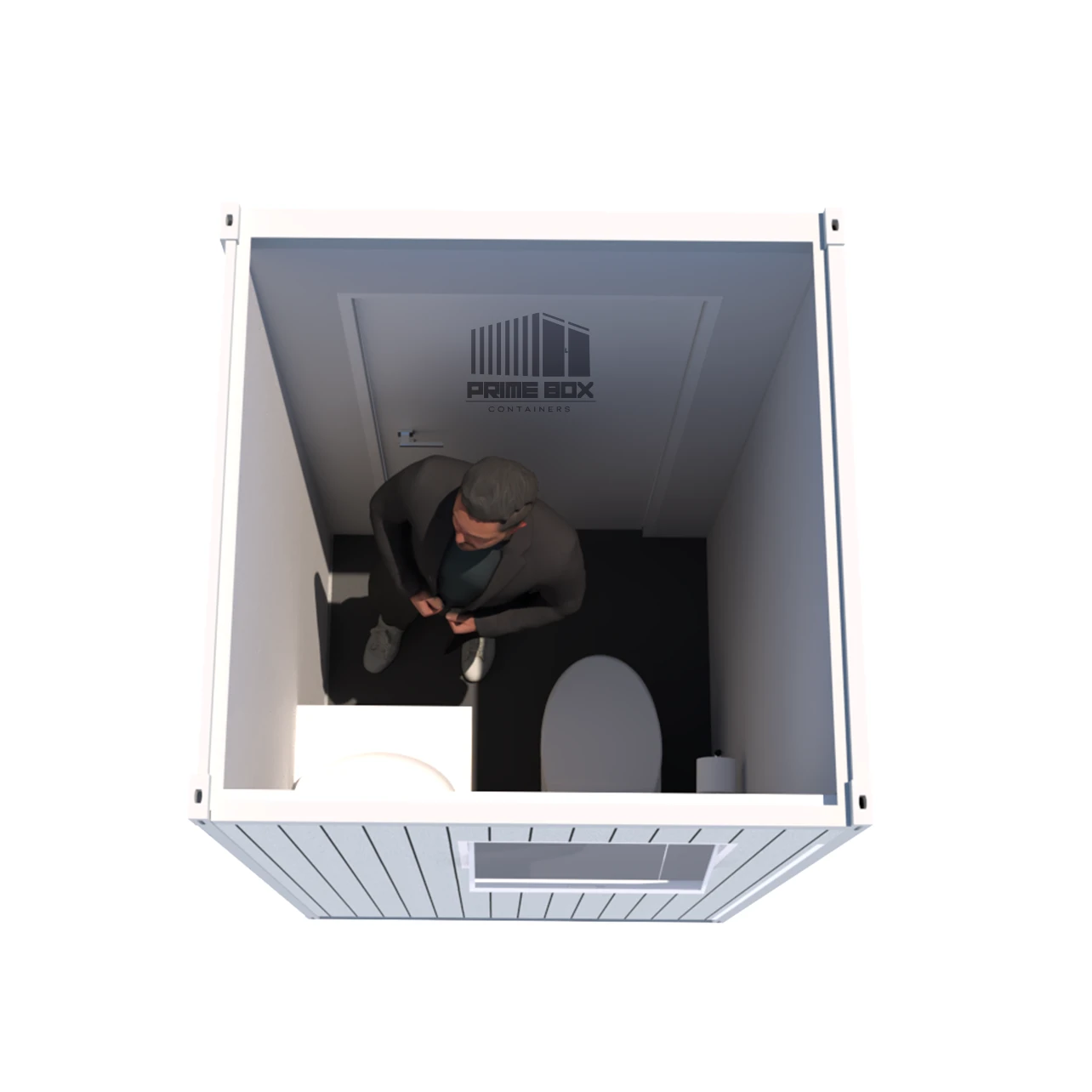 Container toaletă WC 1.35 x 1.35