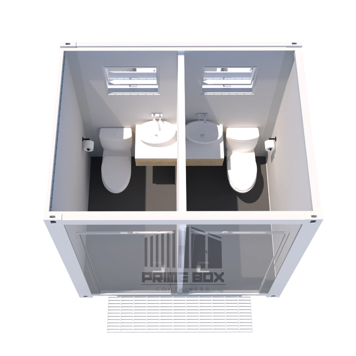 Containere toaletă WC dublu 2.40 x 1.35