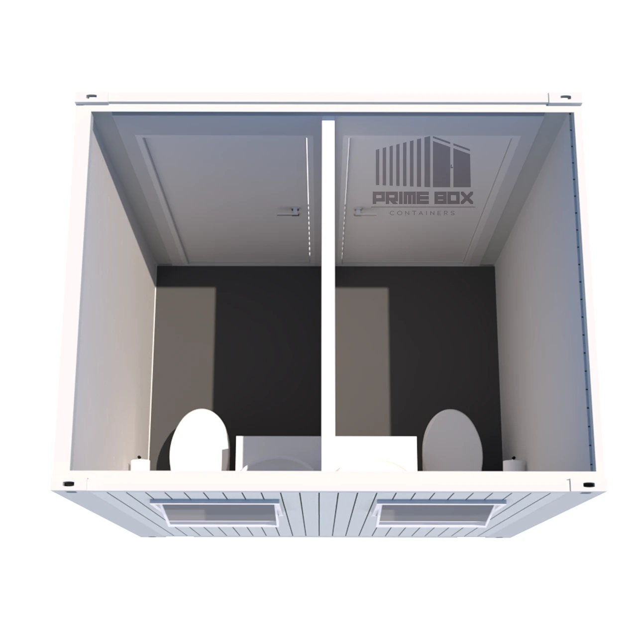 Containere toaletă WC dublu 2.40 x 1.35