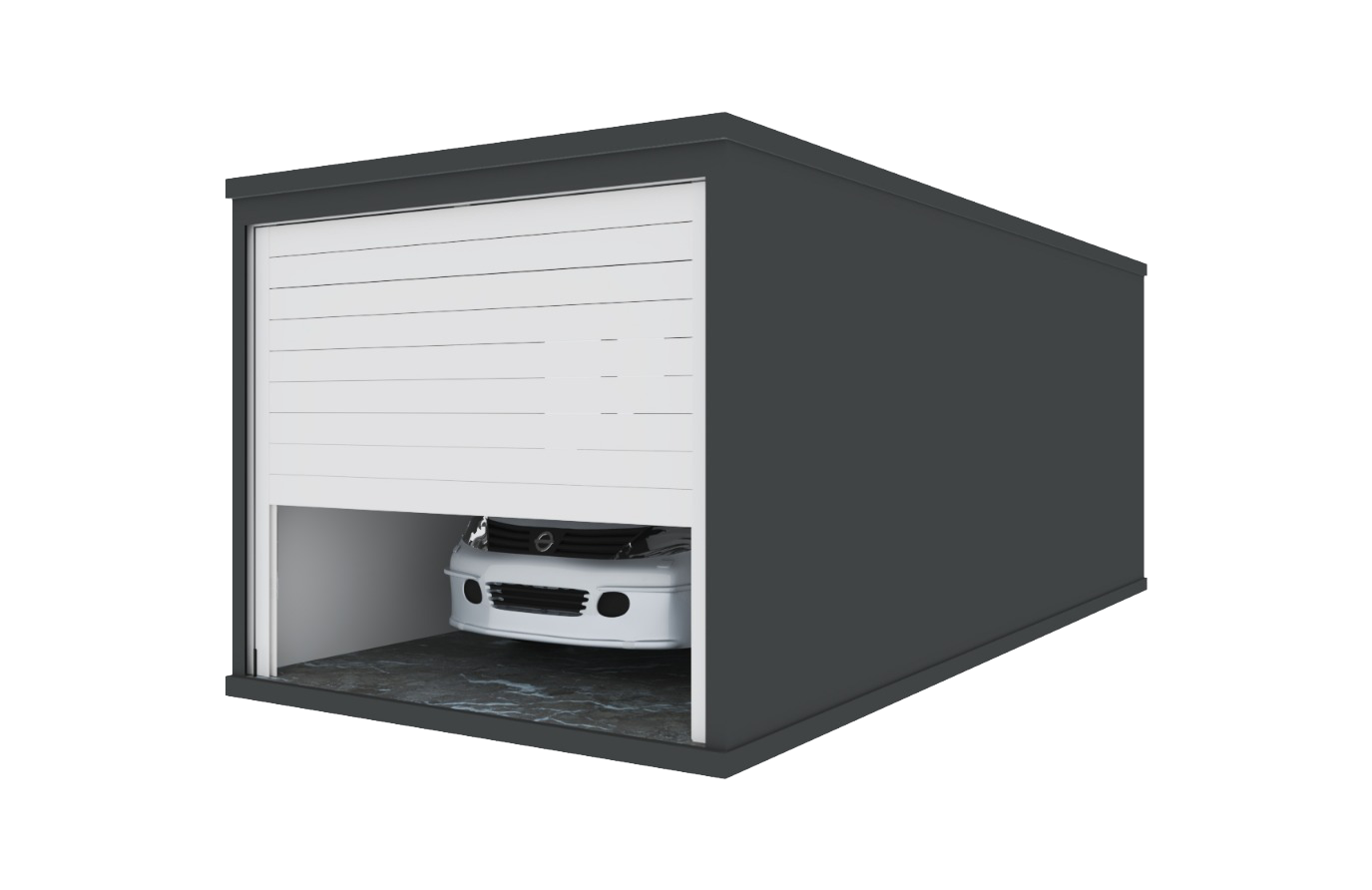 garaje din containere auto modele FLOW