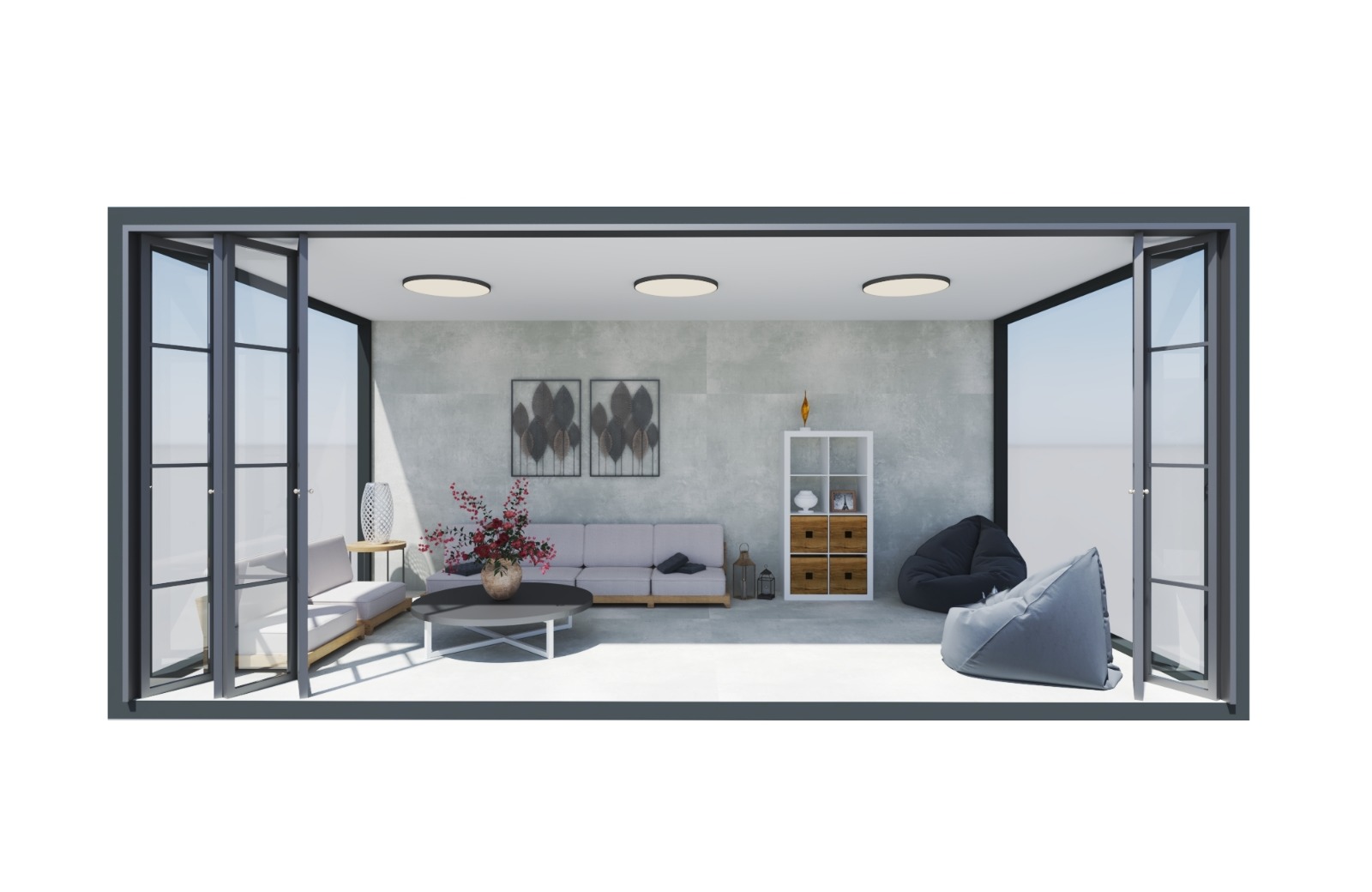 terasa din container model calm 1