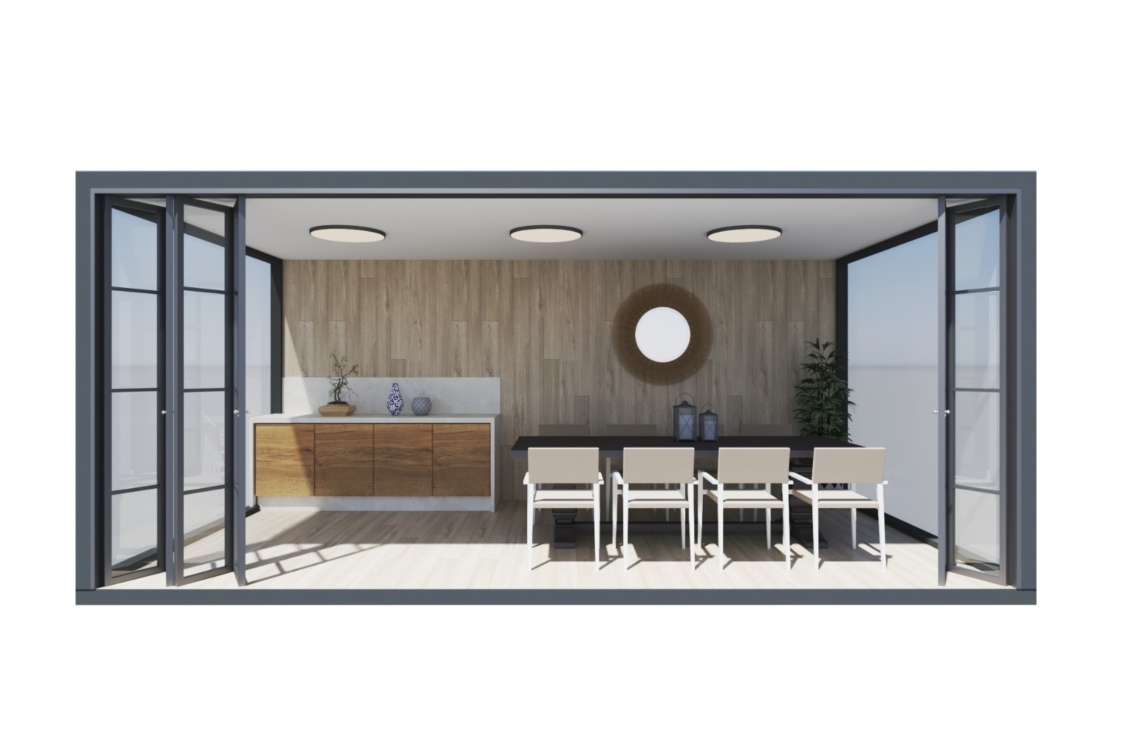 terasa din container model lumina 2