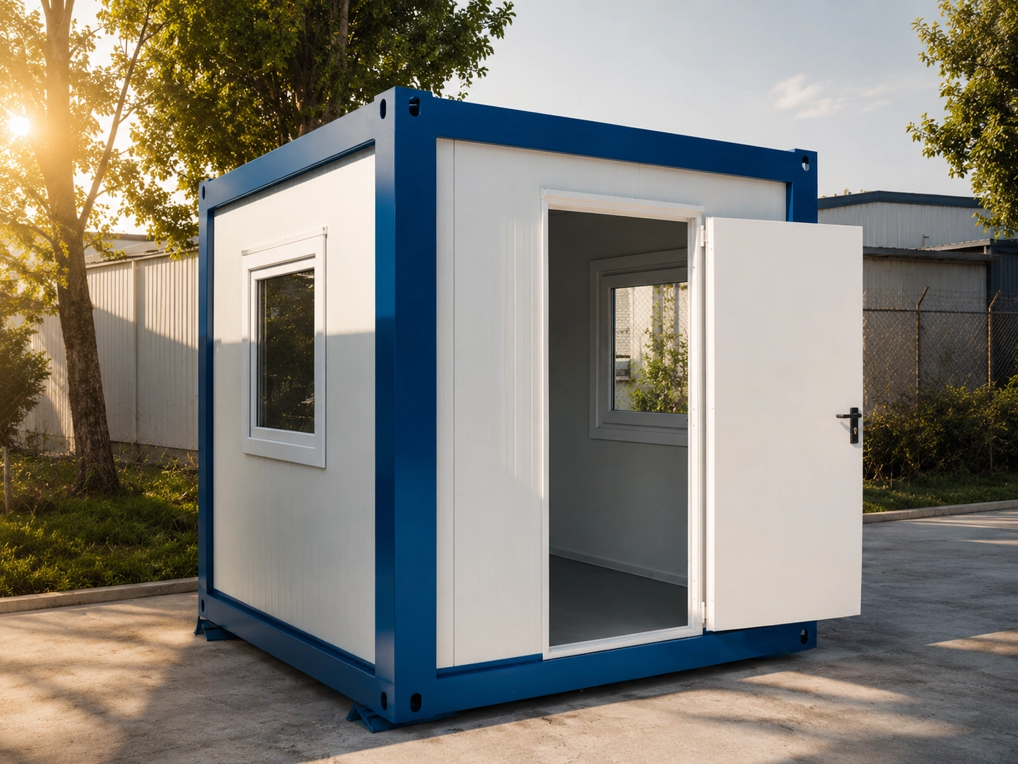 Cabine de pază din containere