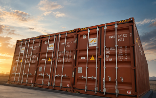 Casă de vacanță din container maritim modificat