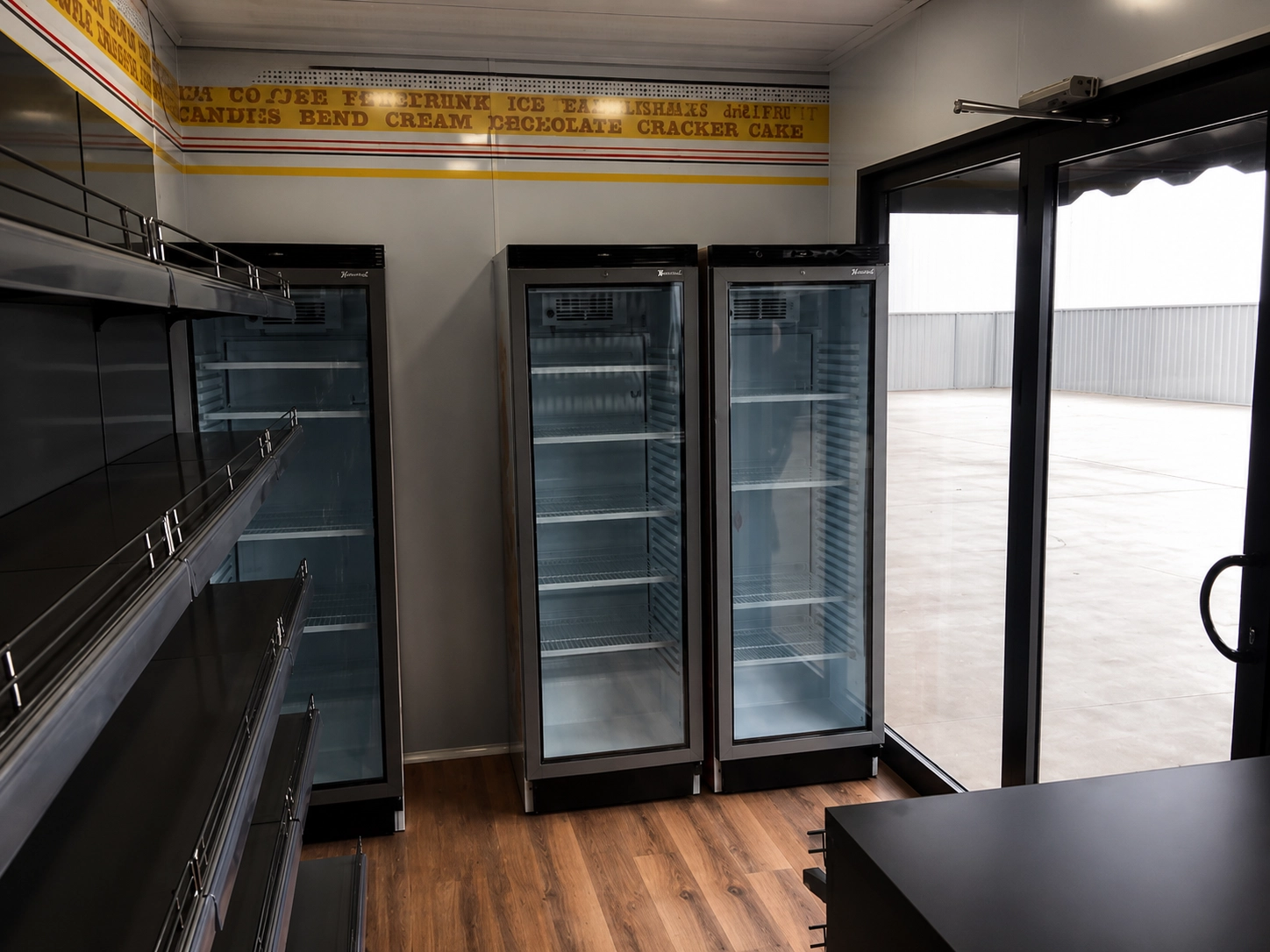 Stație PECO din container maritim modificat