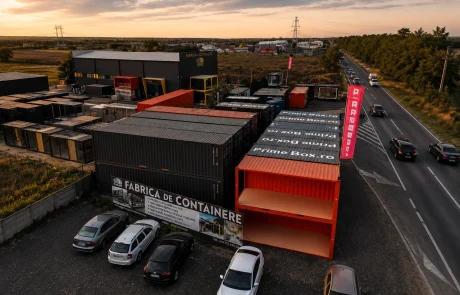 Containere maritime de vânzare, noi și second-hand: 20 ft, 40 ft și High Cube. Verificare, modificare și transport în România. Cere ofertă Prime Box.