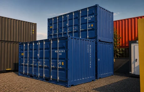 Containere maritime de vânzare, noi și second-hand: 20 ft, 40 ft și High Cube. Verificare, modificare și transport în România. Cere ofertă Prime Box.
