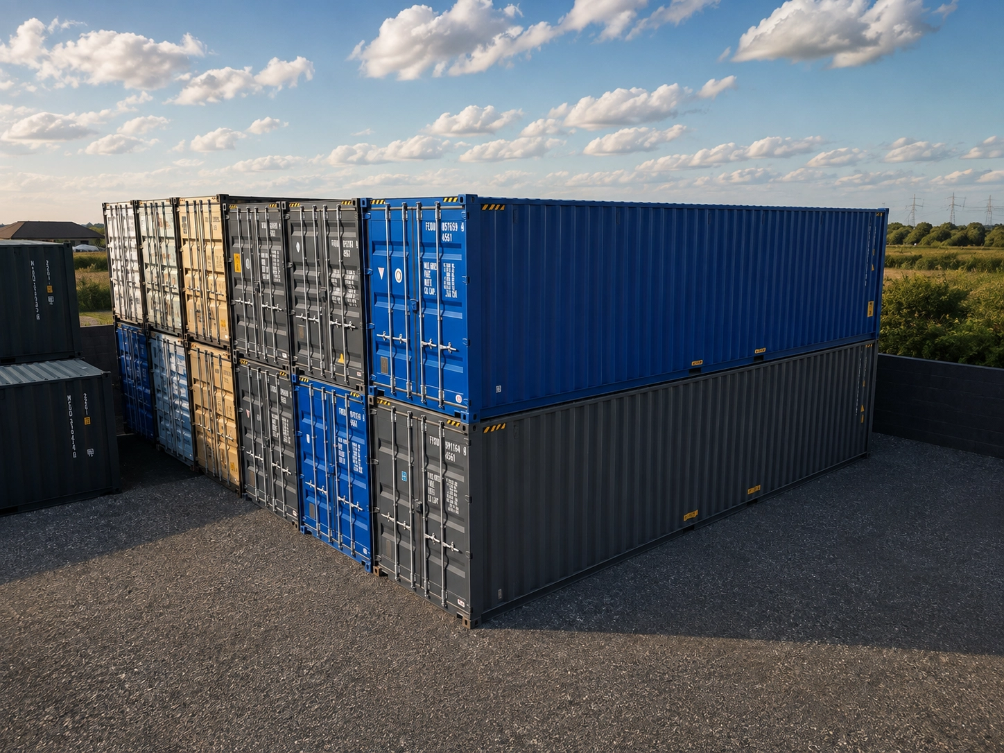 Containere maritime de vânzare, noi și second-hand: 20 ft, 40 ft și High Cube. Verificare, modificare și transport în România. Cere ofertă Prime Box.